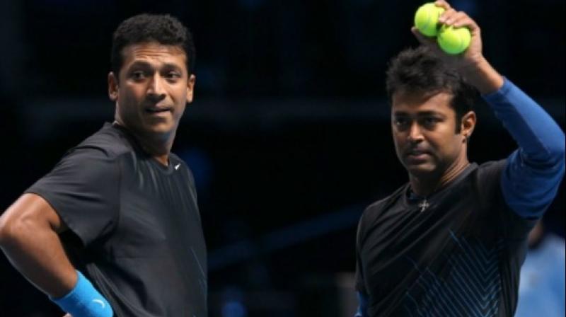 Leander Paes, who was left out of the Davis Cup for the first time in 27 years, had lashed out at Mahesh Bhupathi and accused him of flouting section criteria. (Photo: AFP)