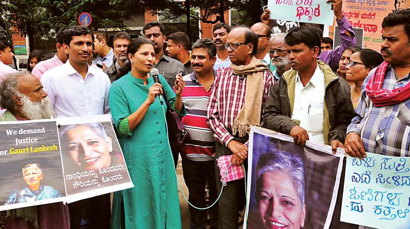 Bring Gauri Lankeshs killers to book