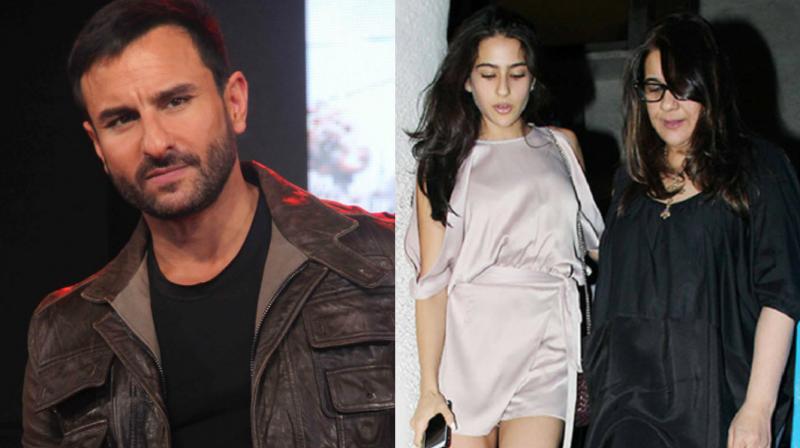 Saif Ali Khans comments on his daughter Saras debut had been doing the rounds and Amrita Singh was also dragged into it.