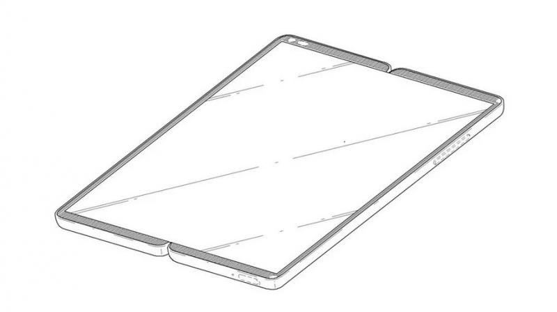 LGs foldable phone patent which can be turned into tablet as well. (image :LG)