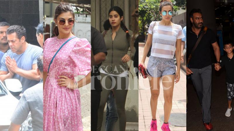 Spotted: Salman, Ajay, Janhvi, Jacqueline, Malaika step out in style