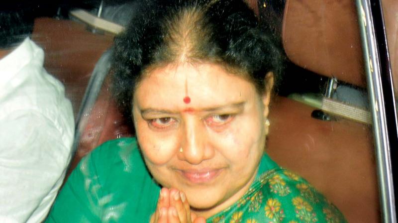 Sasikala will stay at the residence of Krishnapriya, daughter of her sister-in-law and jail mate Ilavarasi, in T. Nagar.