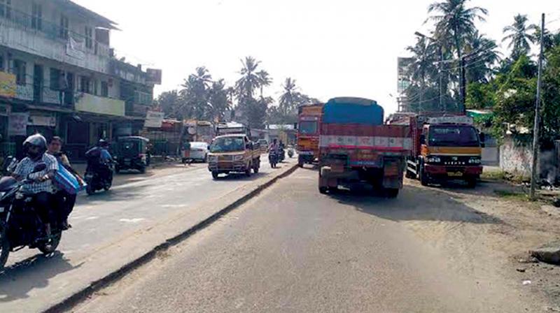 Attakulangara-Killipalam bypass road. (File pic)