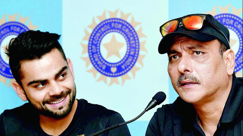 Virat Kohli and Ravi Shastri