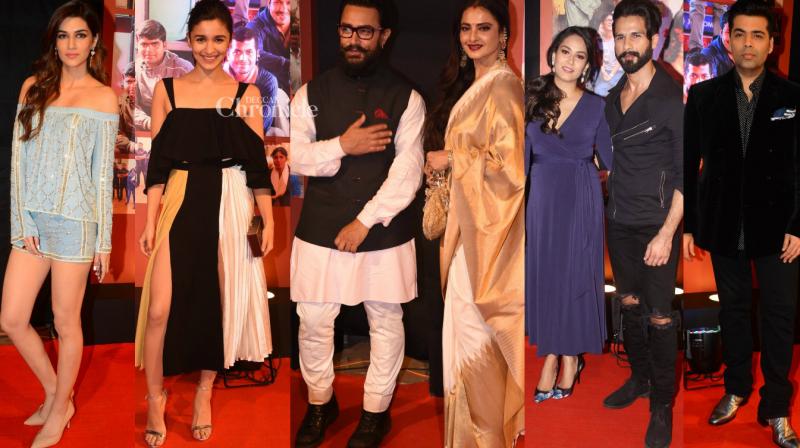 Aamir celebrates Dangals blockbuster success with star-studded bash
