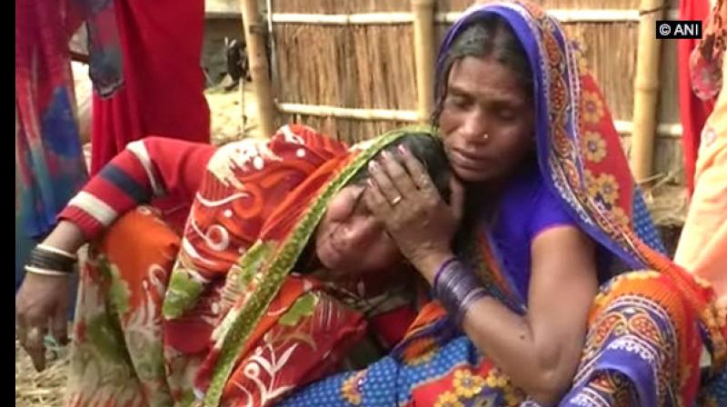 Eight people have each died in Saharanpur and Kushinagar. Four people who consumed the spurious liqour in Kushinagar and 10 from Saharanpur have been admitted to the hospital. (Photo: ANI)