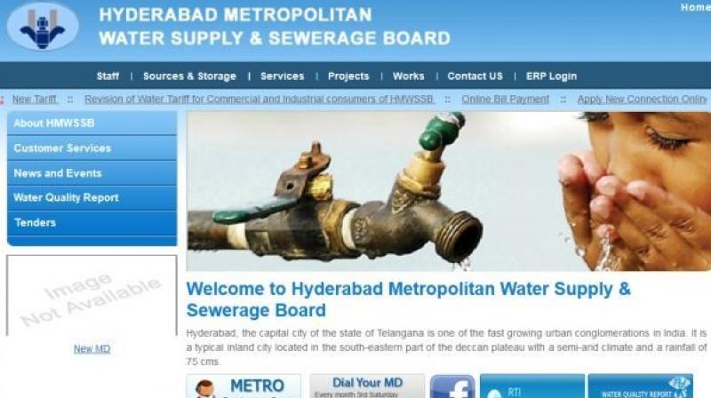 Hyderabad Metropolitan Water Supply and Sewerage Board Website. (Representational image)