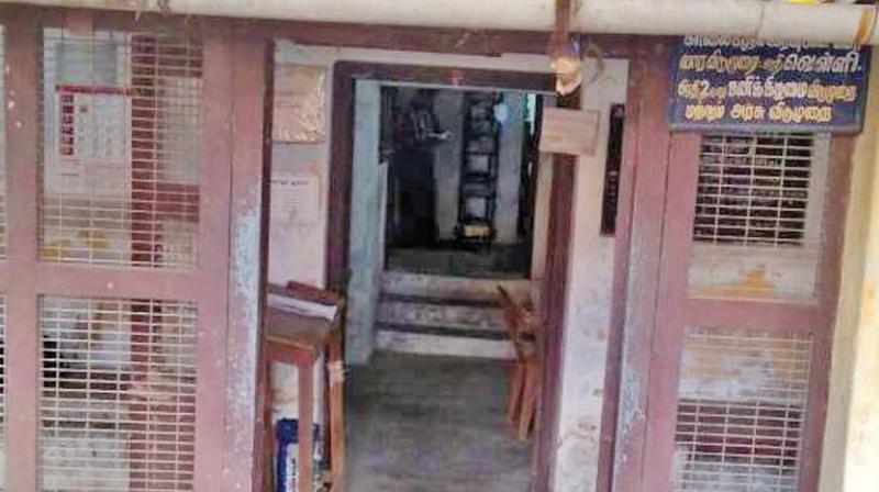 Dilapidated branch library at West Tambaram. (Photo: DC)