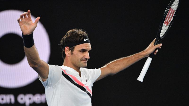 Roger Federer was all over the world number 58 throughout a one-sided contest under the Rod Laver Arena roof, breaking three times to win the opening set in 33 minutes.(Photo: AFP)