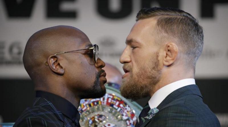 McGregor faces his first ever professional boxing contest against Mayweather, the undefeated former welterweight king who has come out of a two-year retirement to take on the Irish mixed martial arts star. (Photo: AP)