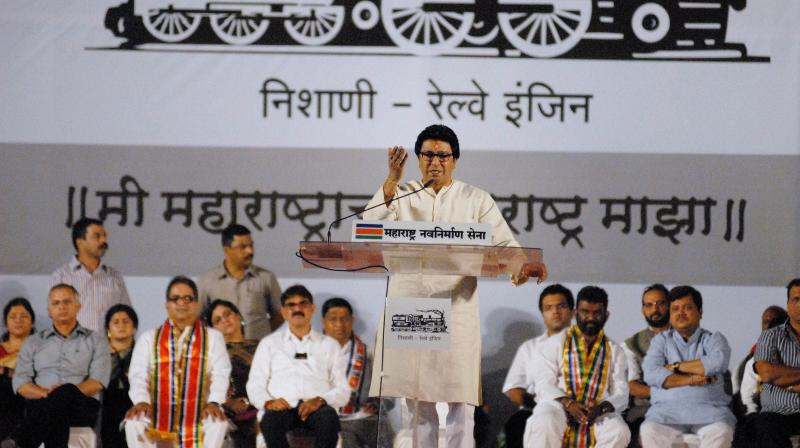 MNS is planning to tweak its election symbol ahead of the BMC election. (Photo: PTI/File)