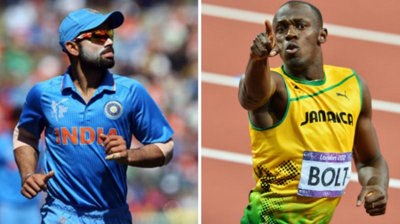 Virat Kohli wants to run as fast as Usain Bolt