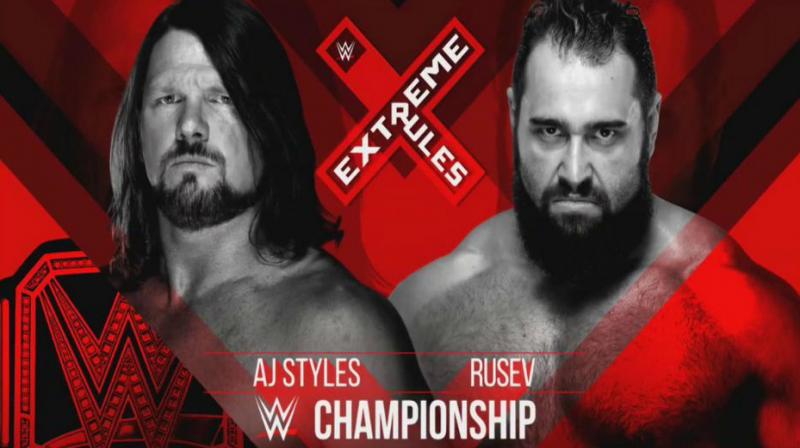 He can do whatever he wants. I am coming to take that belt. This is going to be my house tomorrow,  said Rusev as he fired a warning shot at AJ Styles ahead of their WWE Championship title match at the Extreme Rules. (Photo: Twitter)
