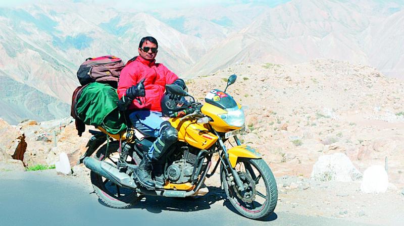 Srinivas realised that he was caught in the midst of landslides as he continued his journey towards Amarnath