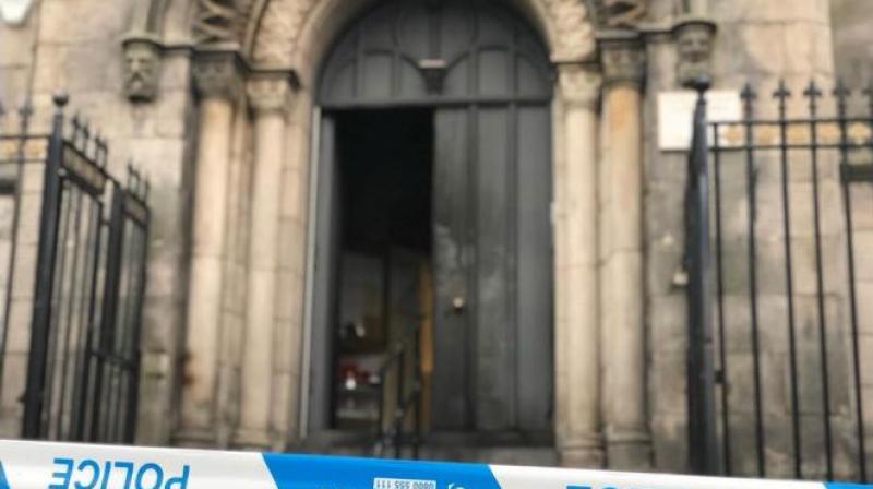 No one was injured in the incident but the building was severely damaged. Police in Edinburgh are investigating the suspected arson attack as a hate crime. (Photo: Facebook/@GuruNanakGurdwaraEdinburgh)