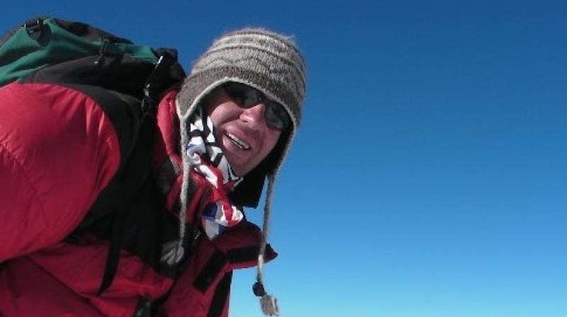 Climbing Mount Everest had always been his dream and so he decided to pursue it after the diagnosis. (Photo: Twitter)