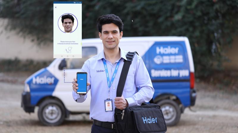 The feature will be able to recognize, control and verify the authenticity of a Haier engineer attending a customer request.