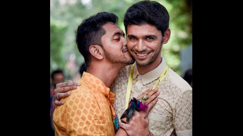 The verdict changes everything,  an excited Sanyal (Left, seen here with his partner Ankit Andulkar) says revealing that while growing up was not easy, things are sure to look better now. (Facebook: Debendra Nath Sanyal)