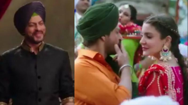 Shah Rukh Khan and Anushka Sharma in Butterfly song teaser.