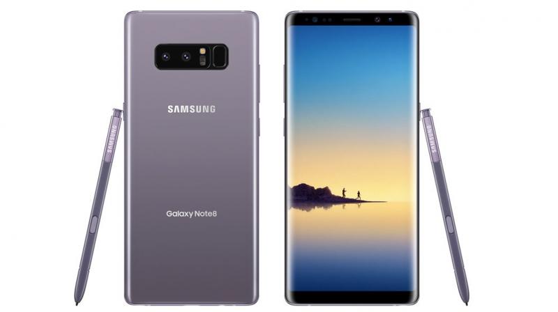 The Orchid Gray edition of Galaxy Note 8 comes at a price of Rs 67,900.