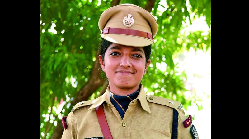 Chaitra Teresa John, the only woman IPS probationer to win two trophies.