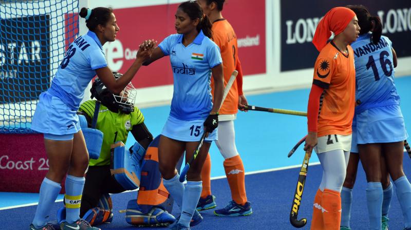 The Indian team, which finished fifth in the last two editions of the Games, will play England on April 8 next. (Photo: AFP)