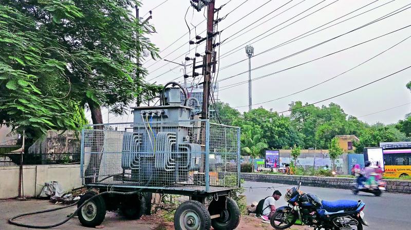 A mobile transformer is being set up at SD Road as an interim measure to curb power shutdowns.