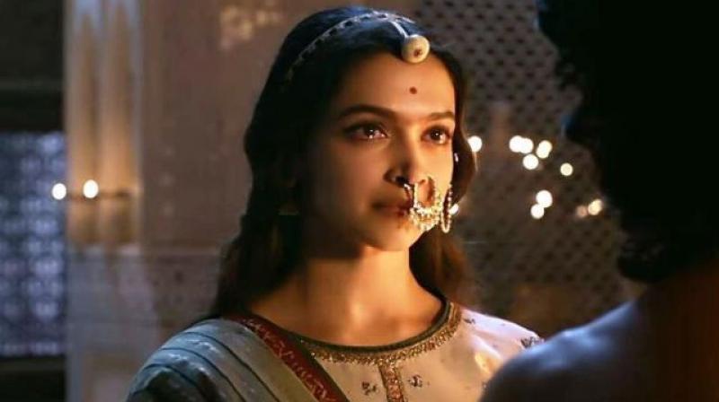 Deepika Padukone in a still from Padmaavat.