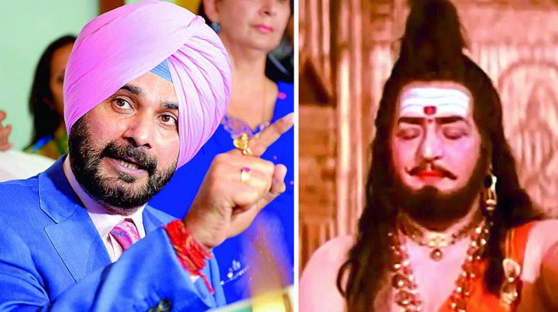 Navjot Singh Sidhu, now a minister in Punjab, wants to continue with his TV show. Its a repeat from 1989, when AP Chief Minister N.T. Rama Rao acted in a movie.