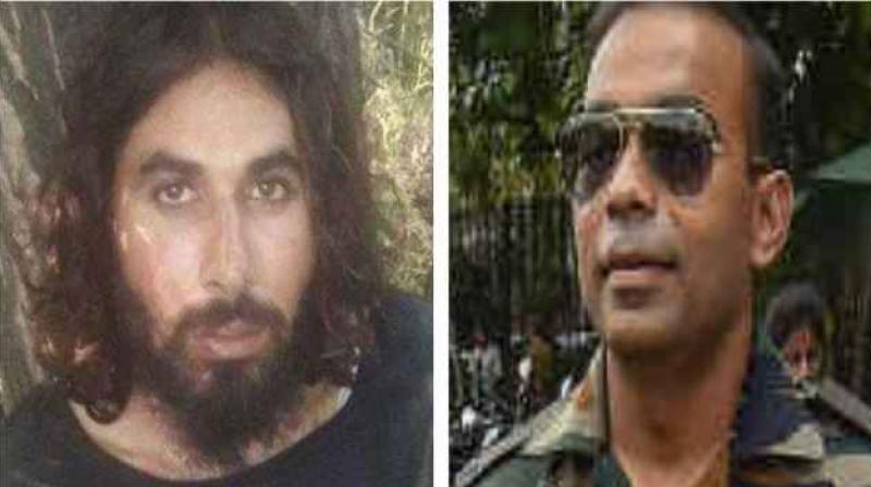 Rifleman Aurangzeb (L), who belonged to the 44 Rashtriya Rifles, was on way back home on June 14 to celebrate Eid when terrorists abducted him. Major Aditya Kumar (R), who was embroiled in a controversy after his unit fired on a stone-pelting mob in South Kashmirs Shopian in January leading to death of three persons. (Photo: PTI)