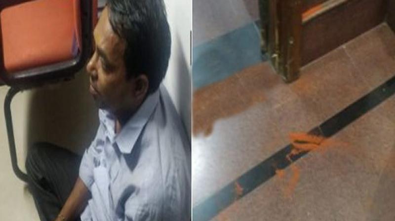 Earlier, the Delhi Police, in a statement, had said that the chilli powder, which was found on the floor of the Delhi Secretariat may have fallen out of Sharmas hand and the attack may have been unintentional. (Photo: ANI)