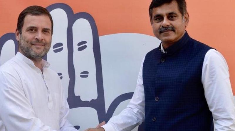 Reddy met Congress President Rahul Gandhi in Delhi on Wednesday and expressed his desire to join the party, Khuntia told PTI. (Photo: ANI | Twitter)