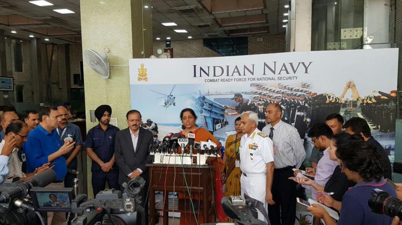 No tension between navies of India, China in Indian Ocean: Nirmala Sitharaman