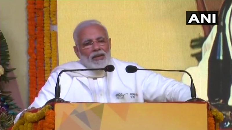 PM Modi said, those who are part of the mahamilavat are in a competition among themselves to threaten the courts, the CBI and abuse Modi. (Photo: ANI)