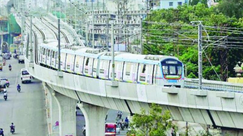 The impact of Hyderabad Metro rail is already being felt by the real estate sector in the capital city which has a young workforce.