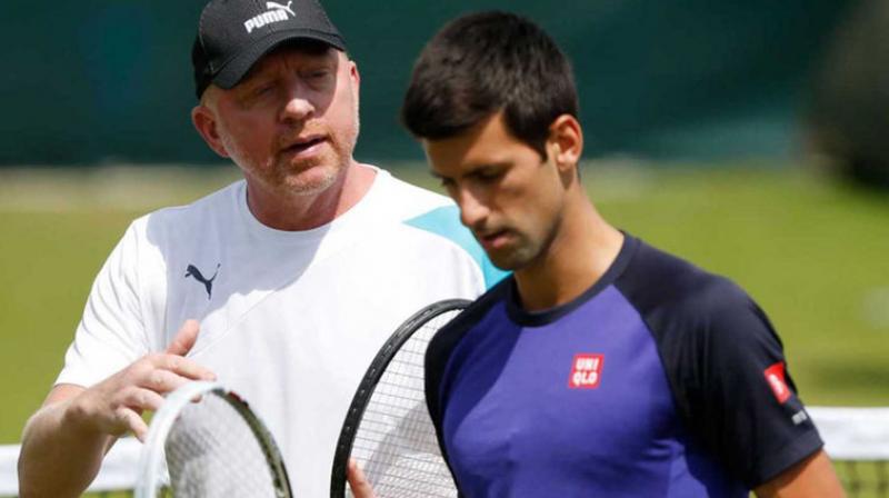 Becker joined Djokovics coaching team at the start of 2014. (Photo: AP)