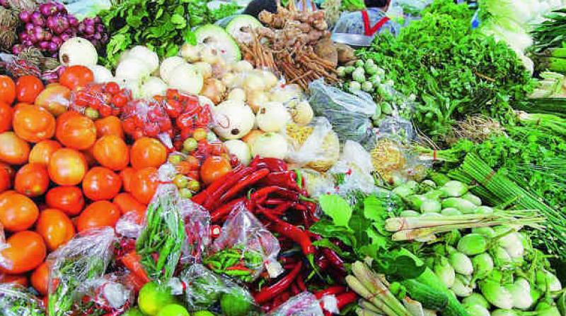 The prolonged dry spell and low yield of crops have pushed prices of vegetables and also hit supply.