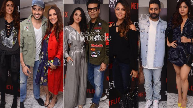 Gauri, Bachchan siblings, Sidharth, others watch director quartets Lust Stories