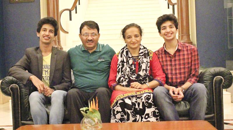A file photo of Satyam Ralhan along with his parents and brother during one of their vacations. (Photo: DC)