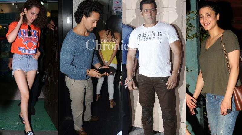 Tiger takes Disha out for movie, Salman, Kangana, Shruti also get snapped
