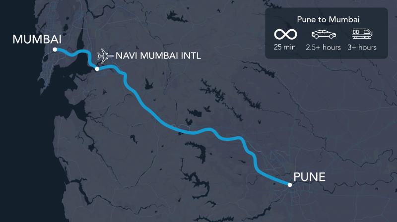 Hyperloop from Mumbai to Pune in 25 minutes