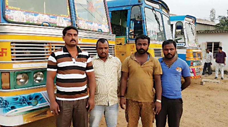 The four arrested for diesel theft