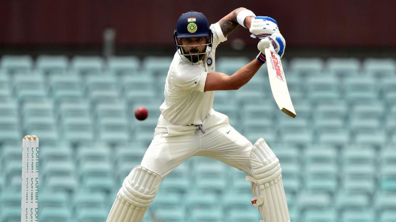 Overall, the skipper scored 64 off 87 balls, including seven fours and a six, and looked at ease. (Photo: AFP)