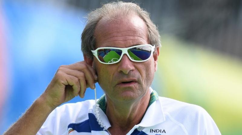 Oltmans came to India as High Performance Director in 2013 and played an instrumental role in reviving Indian hockey before taking up the position of mens teams chief coach. (Photo: AFP)