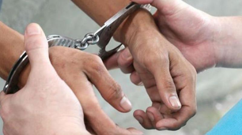The arrested persons were identified as Gaurav Singh and Budigala Santosh. (Representational Image)