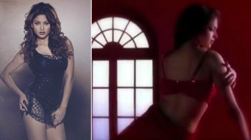 A photo of Urvashi Rautela from Hate Story IV sets, a screenshot of Deepika Padukone from the video of Naam Hai Tera.