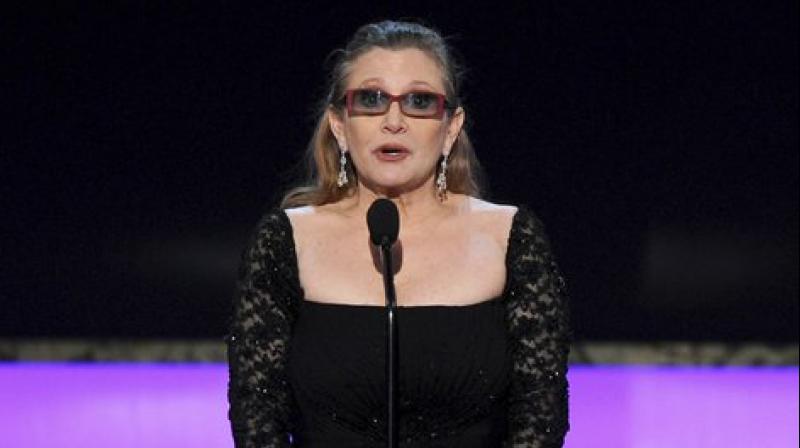 Hollywood actress Carrie Fisher