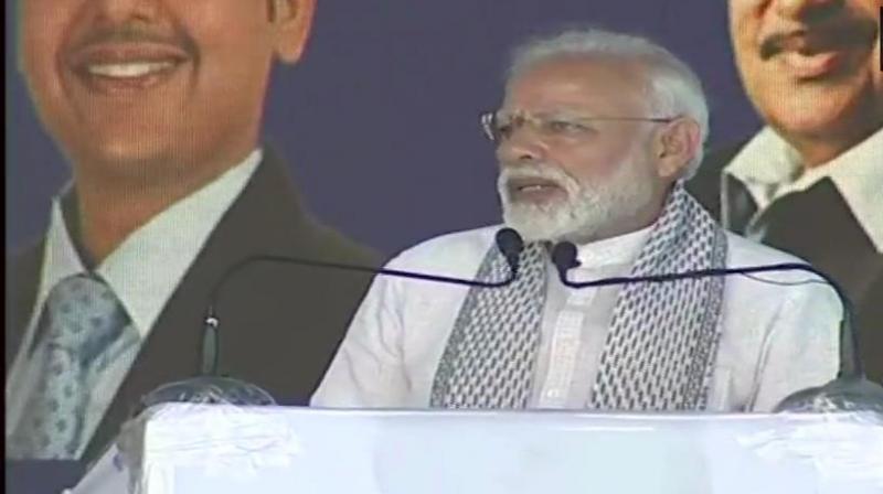 Prime Minister was speaking in reference to Thursdays suicide bombing at Pulwama in which 40 CRPF jawans were killed. (Photo: ANI | Twitter)