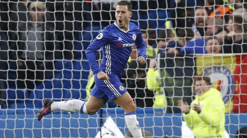 Hazard has scored in three straight league games and is back to being one of the most feared attackers in English football. (Photo: AP)