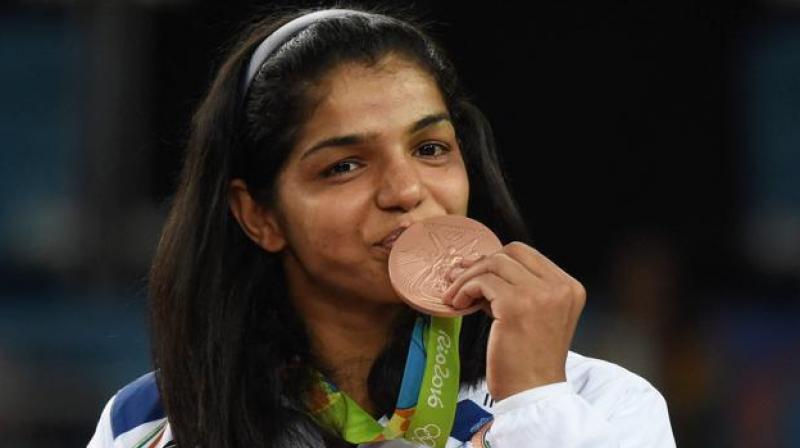 Olympic bronze medallist Sakshi Malik was on Saturday named in the Indian womens wrestling team for next years Commonwealth Games in Gold Coast.(Photo: PTI)